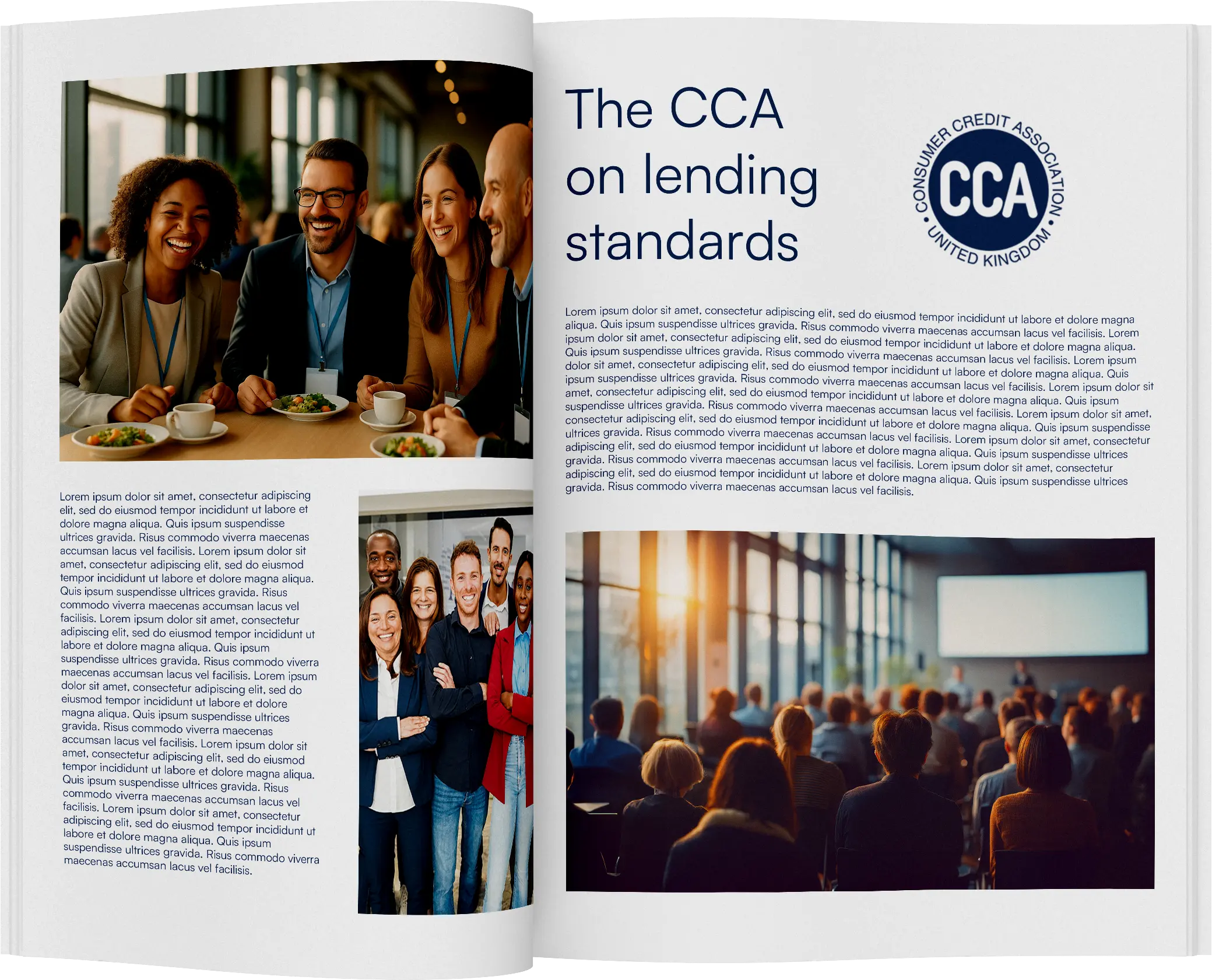 CCA magazine spread